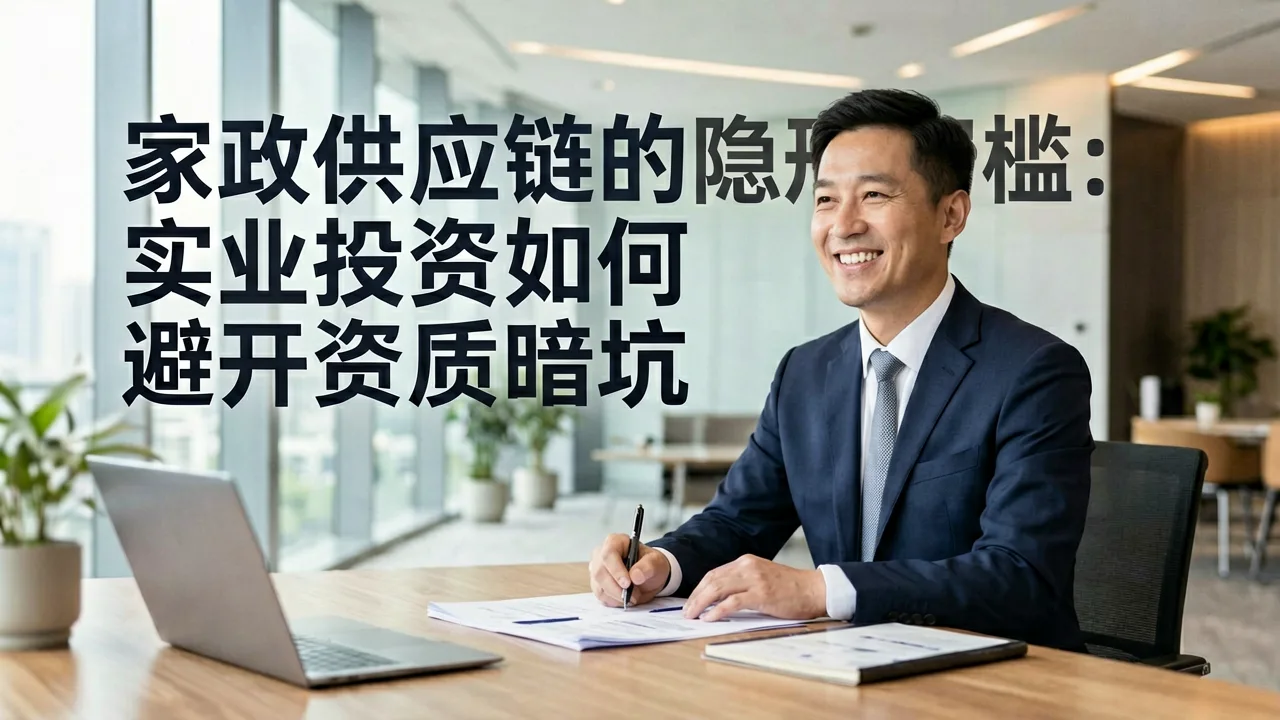 家政供应链的隐形门槛:实业投资如何避开资质暗坑